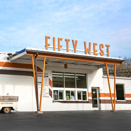 Fifty West Wooster Pike taproom and burger bar