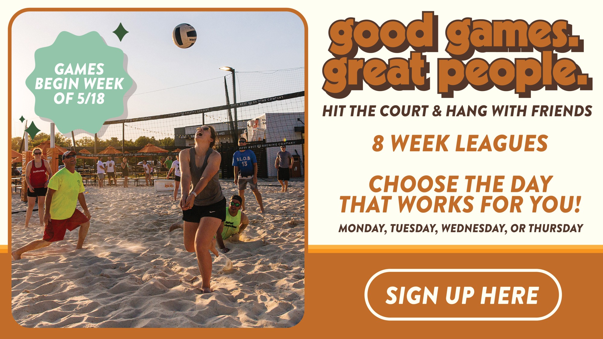 Leagues Website Header